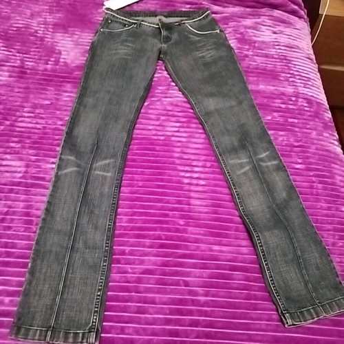 Denim jeans dark blue new, size S–M