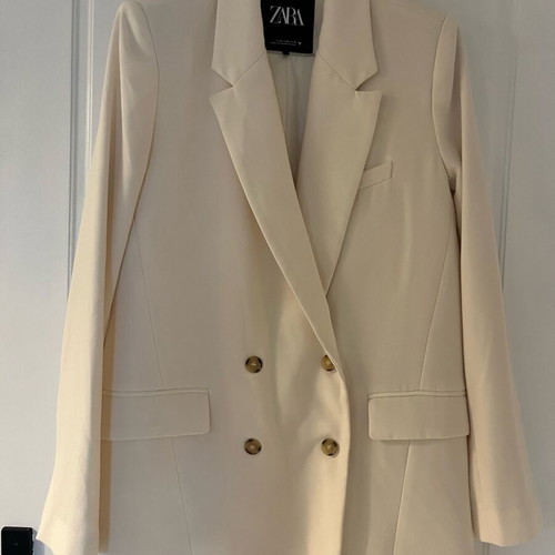 Blazer Zara like new, size M, cream