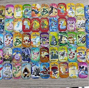 52 Pokémon Metal Tags/Τάπες