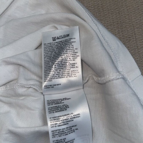 The North Face T-shirt, size small, white