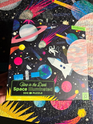 Puzzle Glow in the Dark Space 500 κομμάτια σαν καινούργιο