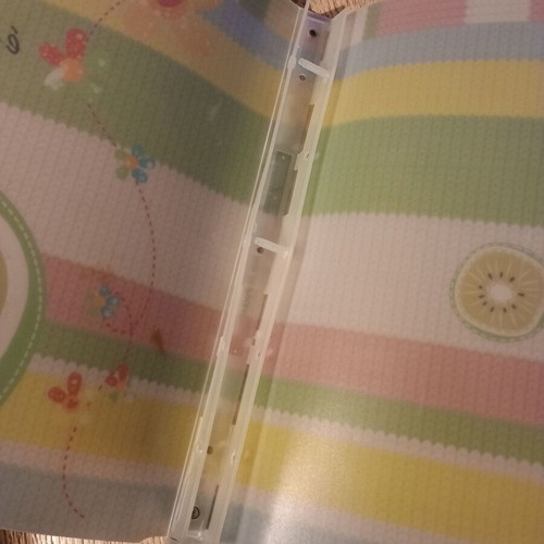 Folder for transparencies used