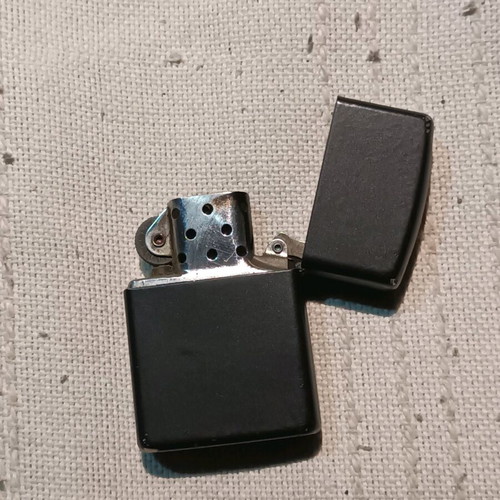 Zippo lighter A - VIII black matte like new with ZIPPO 448 logo