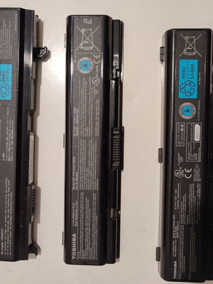 Toshiba laptop batteries used, models Pa3534u-1brs and Pa3399u-1brs