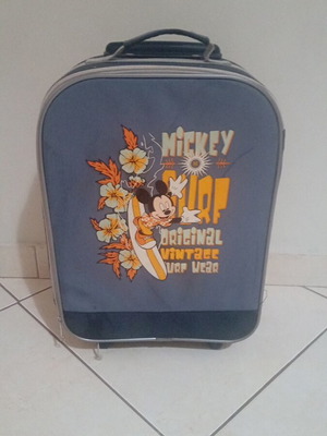 Mickey Mouse Kids Suitcase like new, blue, 40×32 cm