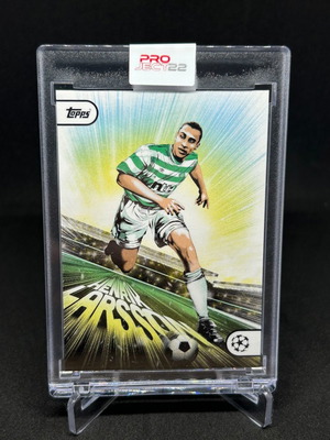 Κάρτα Henrik Larsson Celtic Champions League Project 22 Topps καινούργια