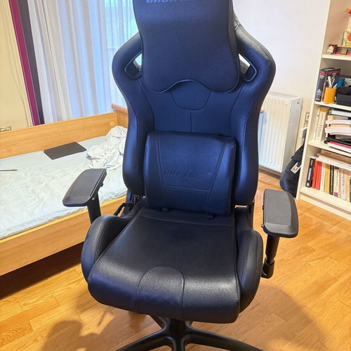 Anda Seat Gaming Chair Dark Knight Premium Carbon Black XL like new, leatherette