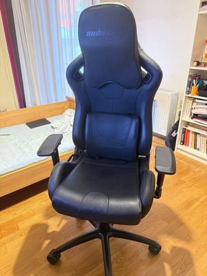 Anda Seat Gaming Chair Dark Knight Premium Carbon Black XL σαν καινούργιο, δερματίνη