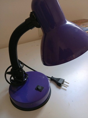 Purple desk lamp new