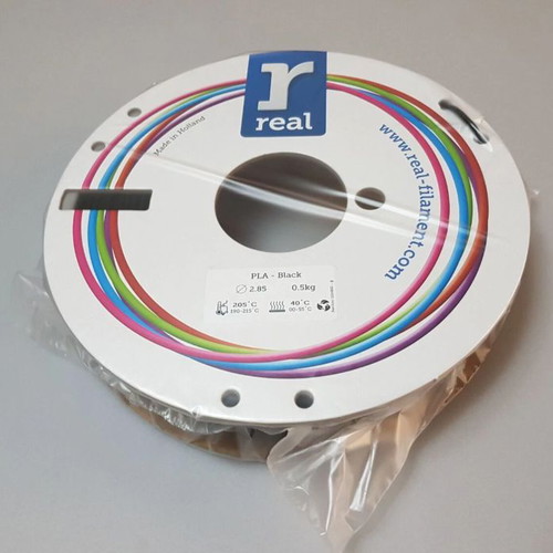 PLA filament black 2.85 like new