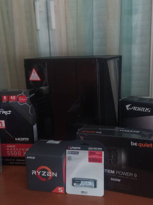 Gaming PC μεταχειρισμένο, Ryzen 5 2600, RX 5500 XT 8GB, 16GB RAM