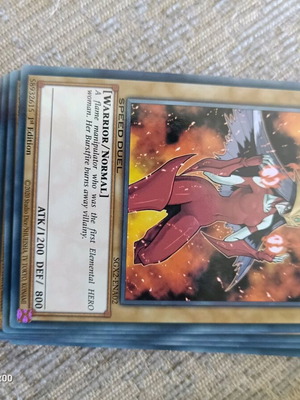 Elemental HERO Burstinatrix Yu-Gi-Oh! card like new