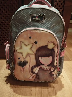 Santoro trolley school bag used, suitable for primary school