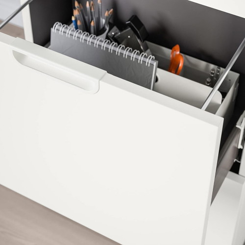 IKEA GALANT white filing cabinet 51x120cm new with combination lock