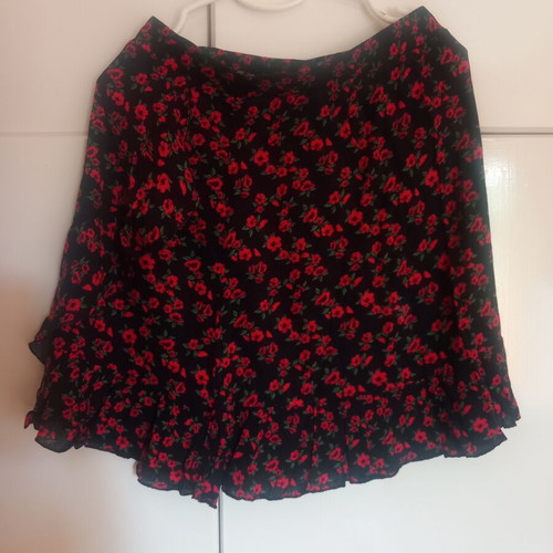 Two short summer skirts like new, floral design, size M