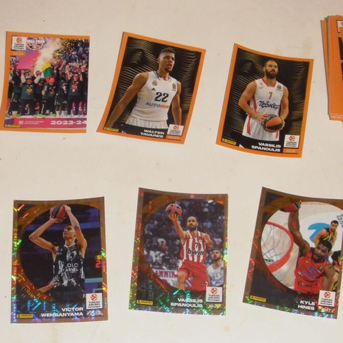 Panini Euroleague 2024-25 sticker pack with 91 different stickers new