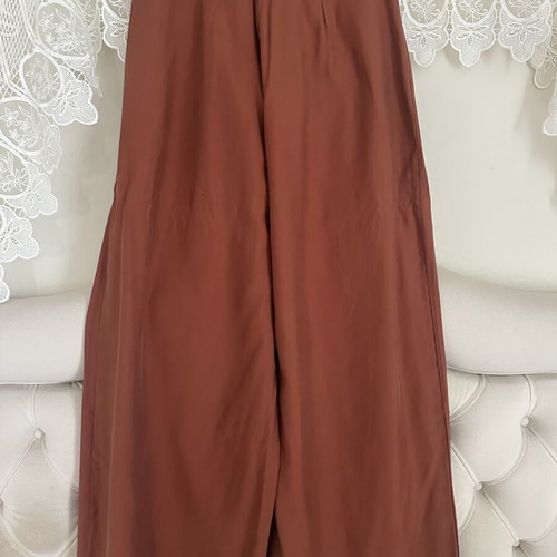 Vassia Kostara pants used, size large, terracotta color