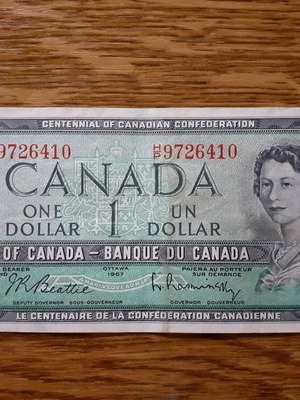 Καναδάς 1 Canada Dollar 1967
