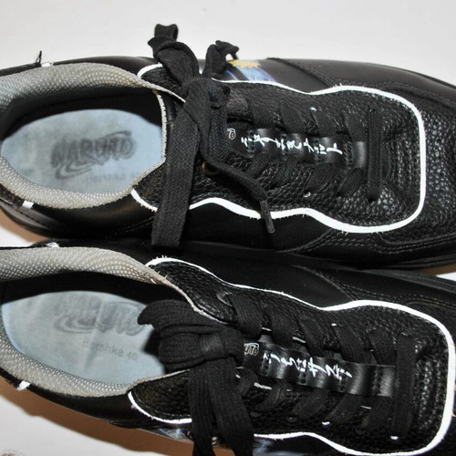 Bershka Naruto Black Sneakers size 40