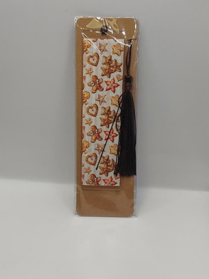 Handmade Christmas bookmark new