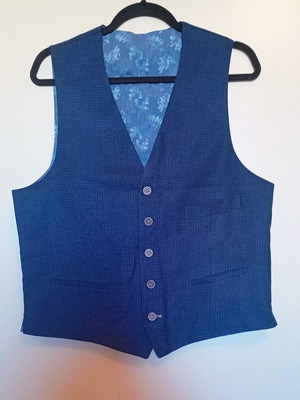 Portobello's men's vest like new, size M, blue