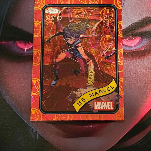 2025 Topps Chrome Marvel Ms. Marvel collectible card new #130