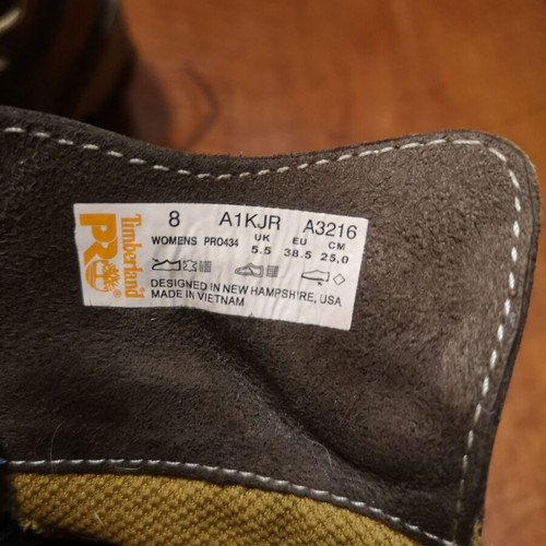 Timberland Pro Hightower γυναικεία μποτάκια εργασίας μεταχειρισμένα καφέ