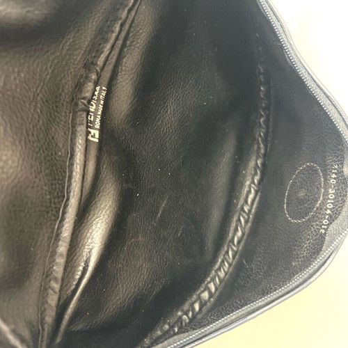 Fendi classic striped vintage belt bag used, gray