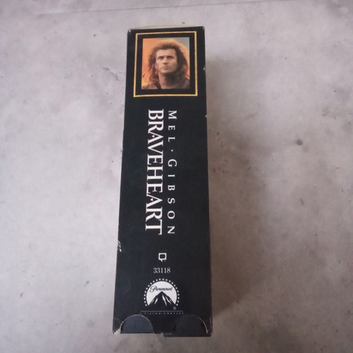 Braveheart VHS used, 1990s adventure movie