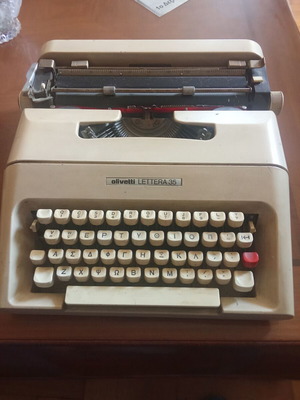 Olivetti Lettera 35 mechanical typewriter used