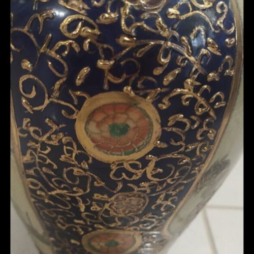 Satsuma vase used