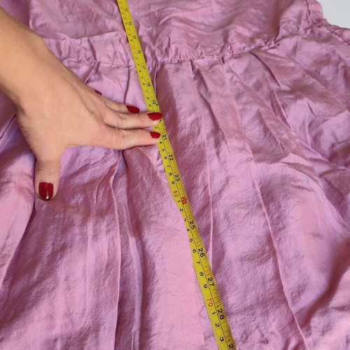 Manila Grace strapless silk dress pink like new, size S