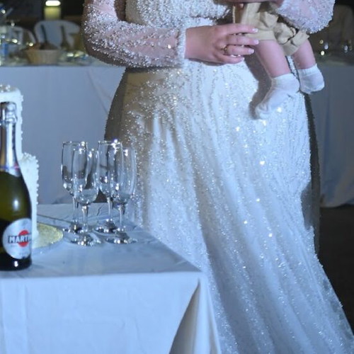Primalicia Delicia wedding dress used plus size with corset and veil
