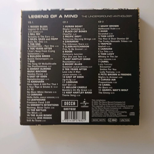 Legend of a Mind 3 CD box set new with 48-page booklet