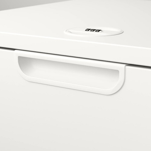 IKEA GALANT white filing cabinet 51x120cm new with combination lock