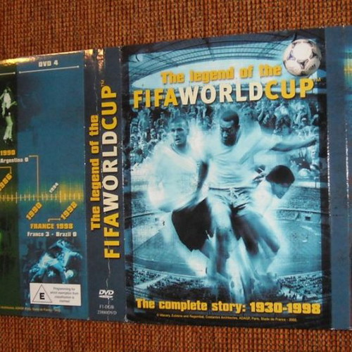 The Legend of the FIFA World Cup 4-DVD box used