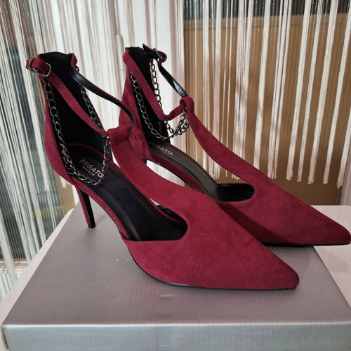 Migato burgundy high-heeled shoes new, size 41