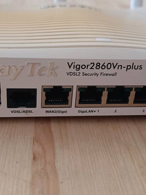 Draytek Vigor 2860Vn-plus Router μεταχειρισμένο με VOIP και τροφοδοτικό
