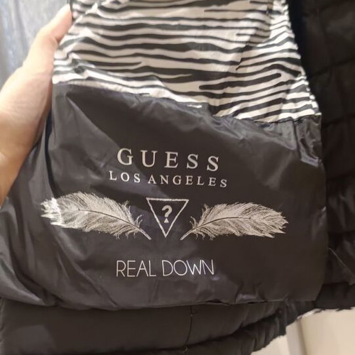 Guess autumn jacket new, size L, black and white