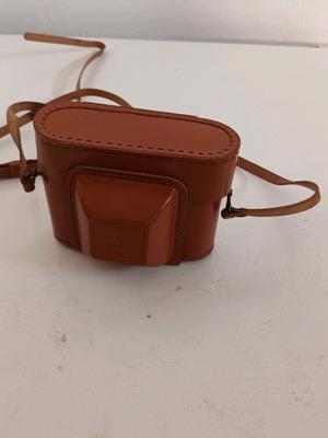 Smena 6 camera used with brown leather case