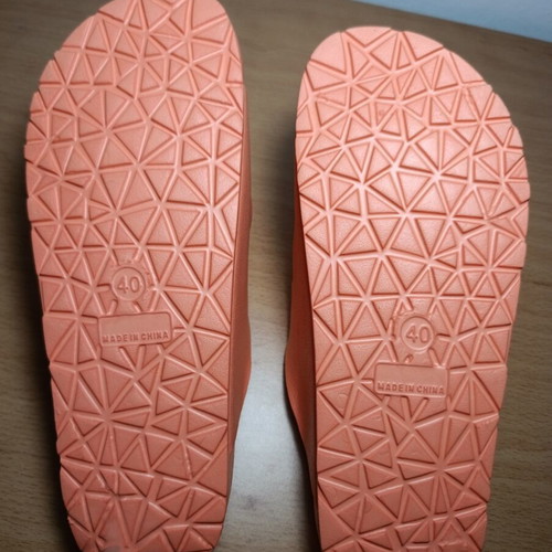 Ocean Addicts women's slippers, coral, adjustable straps