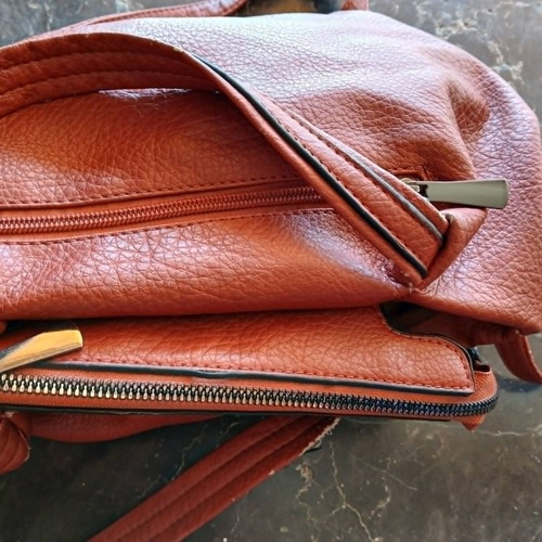 Attrattivo women's crossbody bag used, burgundy