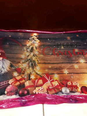 San Lorenzo Christmas Door Mat like new 40x60