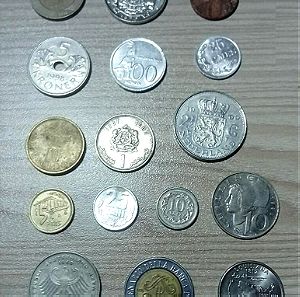 16 νομίσματα - 16 χώρες - 3 ήπειροι - ΜΙΑ ΤΙΜΗ !!!