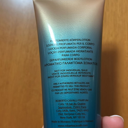 Roberto Cavalli body cream 75ml like new, tested