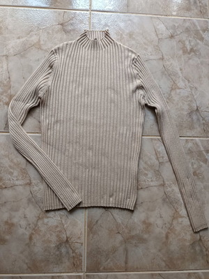 Calliope thin pullover like new, beige, size M