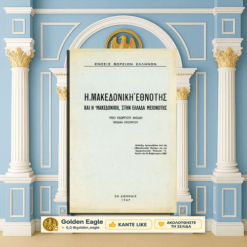 Η Μακεδονική Εθνότης και η Μακεδονική στην Ελλάδα μειονότης μεταχειρισμένο βιβλίο