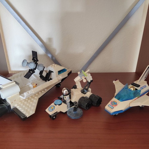 Retro Brick Enlighten space sets lego used, complete pack with instructions