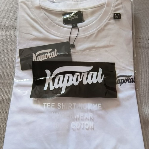 Kaporal Men's White T-Shirt Size M New