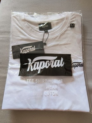 Kaporal Men's White T-Shirt Size M New